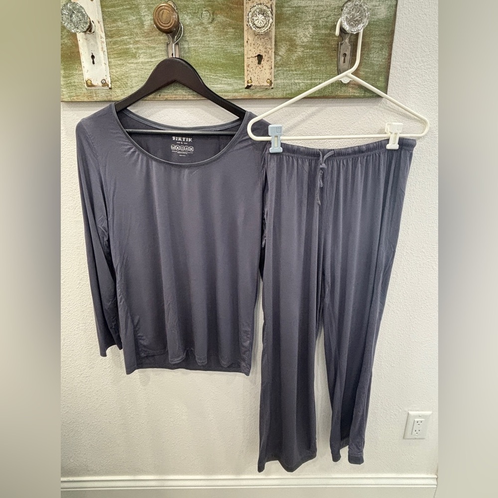 TikTik Women's Gray Sleepwear Set
